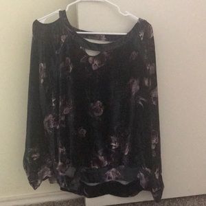 Urban Outfitters velvet shirt